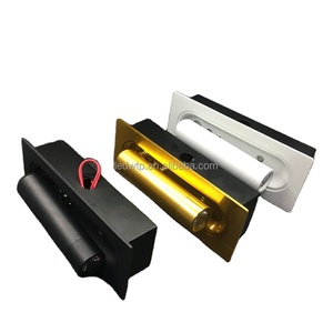黄铜室内<span class=keywords><strong>LED</strong></span>墙壁阅读灯带开关壁灯装饰卧室酒店客房床头书阅读灯