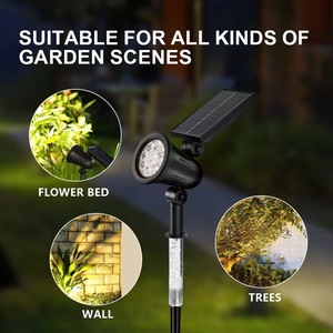 RGB Spotlights Lawn Led Outdoor Waterproof Courtyard Garden Solar <strong>Light</strong> <strong>Motion</strong> <strong>Detection</strong> <strong>Sensor</strong> - Product Image 4