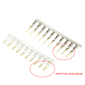 JR Futaba Servo alıcı konnektör fişi kilit ve erkek kadın altın kaplama terminalleri kıvrım Pin kiti için RC pil - Product Image 5