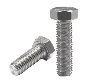 สกรูหัวหกเหลี่ยมสแตนเลสเกลียว18-8 B18.2.1 - Product Image 5