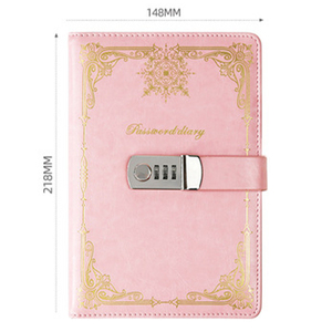Bloc de notas clásico A5 para estudiantes, diario creativo de negocios, con bloqueo de PU, suministro escolar, cuaderno de papelería - Product Image 4