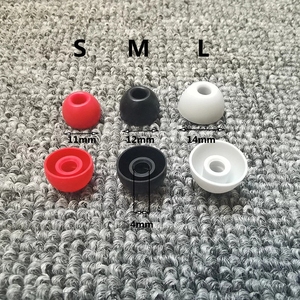 Beats Studio Budsイヤホンシリコン交換用ヒントイヤフォンイヤチップ用イヤーパッドリテールボックス付き3ペア - Product Image 3
