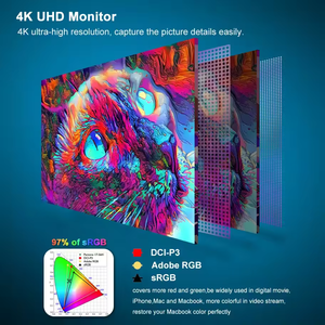 SIBOLAN Portable Touchscreen <strong>Monitor</strong> 15.6 Inch 4K UHD 3840 X 2160 Gravity <strong>Sensor</strong> Auto <strong>Display</strong> Rotator Touch Menu for Mac Ps5 - Product Image 4