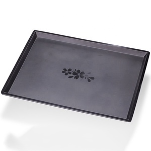 批发餐具哑光颜色黑色洗碗器安全餐具黑色三聚氰胺餐具套装 - Product Image 5