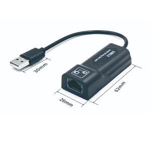 100Mbps USB 2,0 con cable USB a Rj45 Lan Ethernet adaptador tarjeta de red para Windows 10 para MAC Macbook PC Laptop - Product Image 6