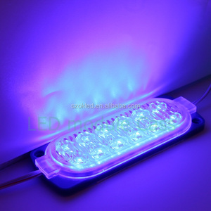 Mavi renk led 2835 modülü 10533 yanıp sönen led modülü enjeksiyon, IP65 araba yan ışık dekorasyonu 24v 12v flaş led modül lamba - Product Image 6