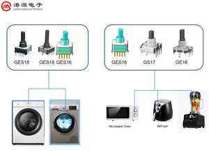 スイッチ付き360度SMDインクリメンタルロータリーポジションエンコーダミニロータリーエンコーダ