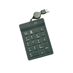 Fully Sealed Design Waterproof Dustproof Portable Silicone <strong>Numeric</strong> <strong>Keyboard</strong> - Product Image 2