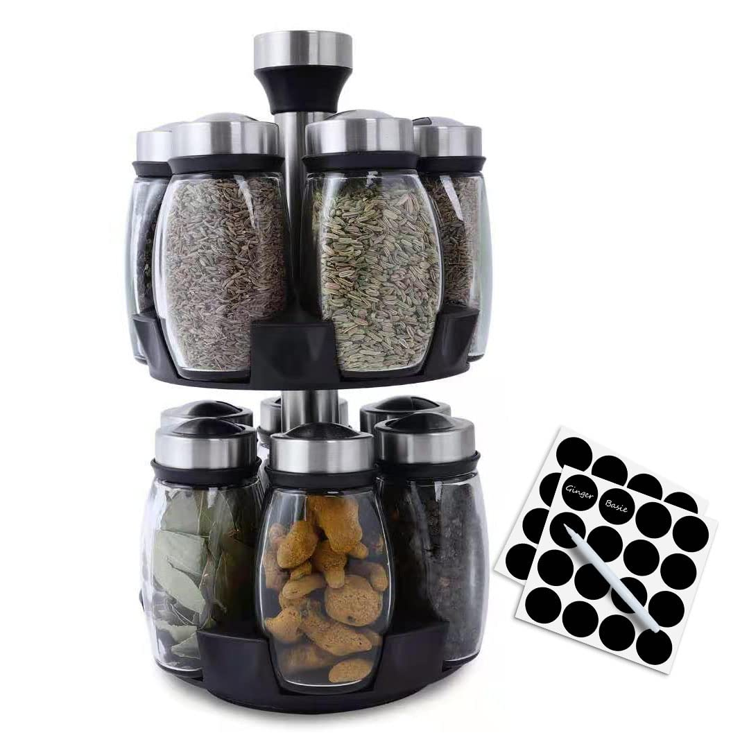 12 jars rack set