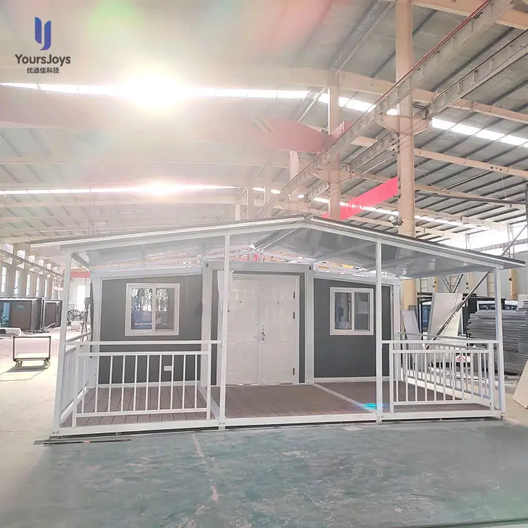 Goedkope Modulaire Prefab Huis Slaapkamer Stalen Frame Australië Push-Out Uitbreidbaar Containerhuis