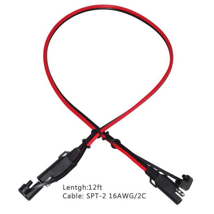 Disconnect 2 Pin Connector Charge Wire Harness Car Cigar Plug Power 12v Battery Charger Quick Connect Sae Cables