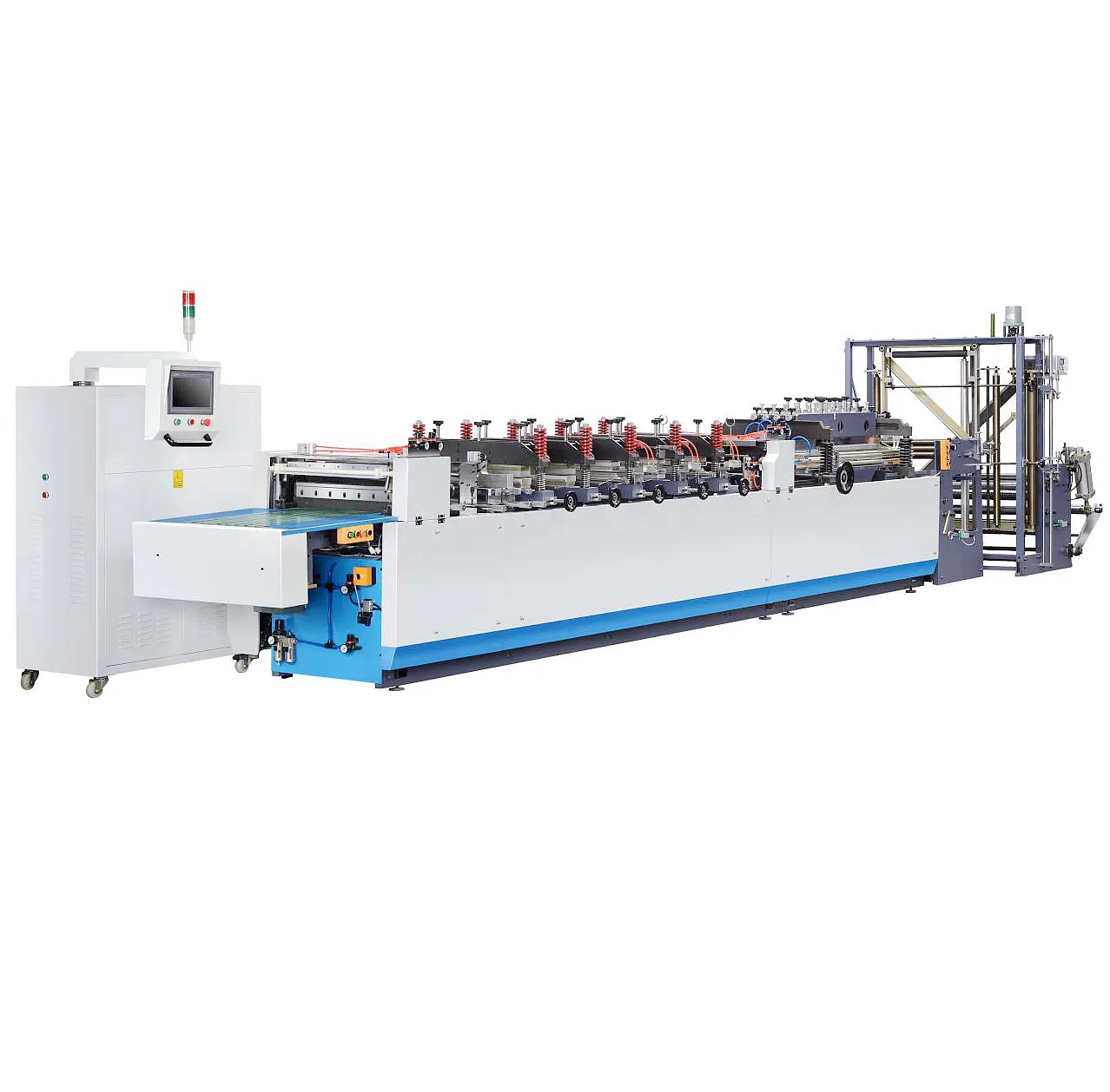 Zhonglong full automatic doypack zipper bag stand up bag making machine