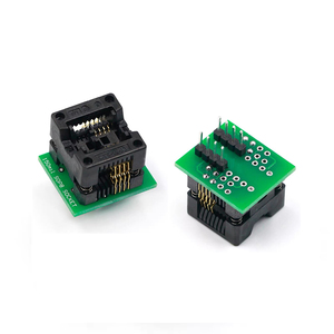 Narrow board <strong>SOP8</strong> to DIP8 IC test <strong>socket</strong> spacing 1.27mm applicable to ALL-11/LT-48 series <strong>programmers</strong> - Product Image 1