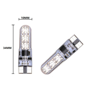 LANSEKO renkli T10 194 Remote RGB uzaktan kumanda ile LED ampuller 12V yanıp sönen ve renk değişimi fonksiyonu için araba Dome harita işıklar - Product Image 4