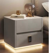 Luce smart grigio chiaro con sensore, luce tricolore + wireless + USB