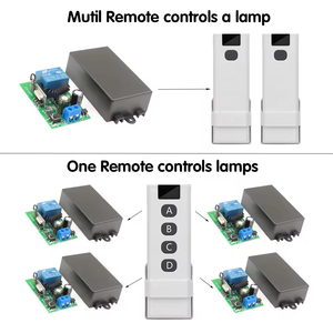 KT200 QIACHIP 433 MHz Drahtlose HF-Fernbedienung 1527 Lerncode-Fernbedienung 1/2/3/4 Tastens teuerung - Product Image 6