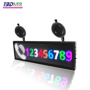 หน้าจอสัมผัสแบบอัจฉริยะ LED บางสำหรับรถยนต์หน้าจอแสดงผลโฆษณารถแท็กซี่หน้าต่างด้านหลังแบบสมาร์ทป้ายไฟ LED แบบแข็งปรับแต่งข้อความได้ - Product Image 2