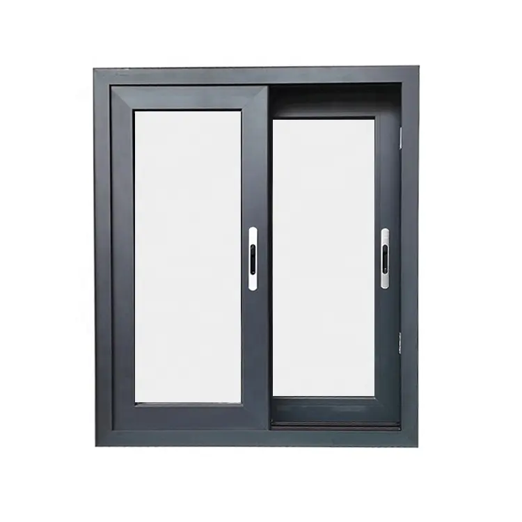 Puertas y ventanas correderas de perfiles de aluminio y vidrio de alta calidad, para proyectos de construcción