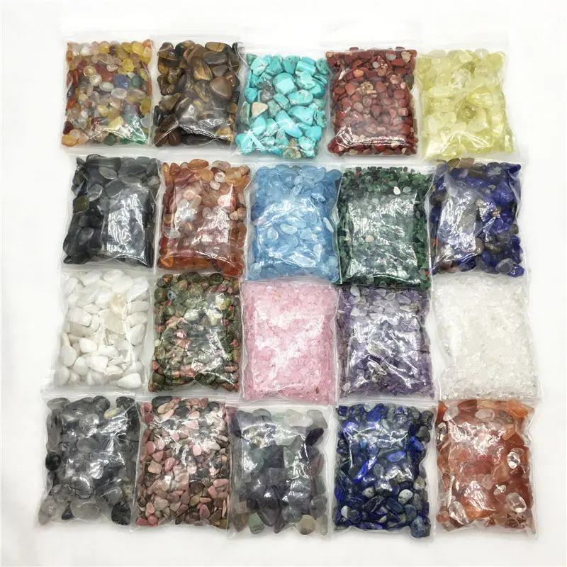 2024 Wholesale Natural Stones And Crystals Polished Gravel Crystal Chips For Gift And Home Decoration
