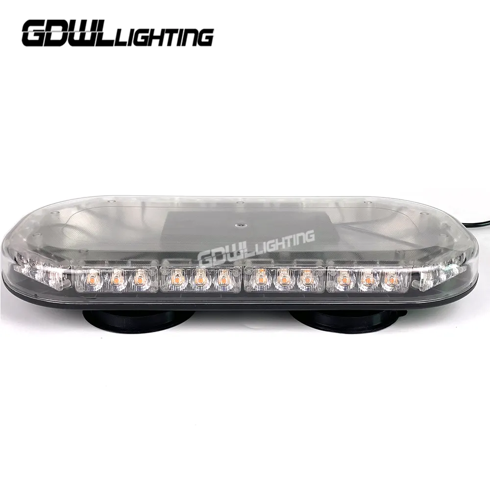 Melhor Qualidade ECE R65 R10 China Fornecedor Carro Strobe Mini Luz Bar Levou Marcador Luz Piscando Segurança Levou Luz Bar Para Caminhão