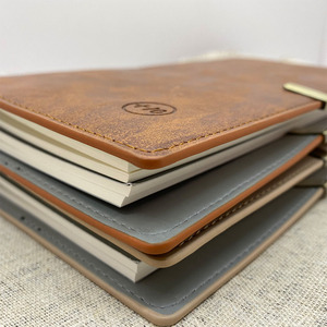 Diario de viaje rellenable hecho a mano con impresión personalizada, diario de escritura para hacer lista, banda elástica, cuaderno de cuero Pu - Product Image 6