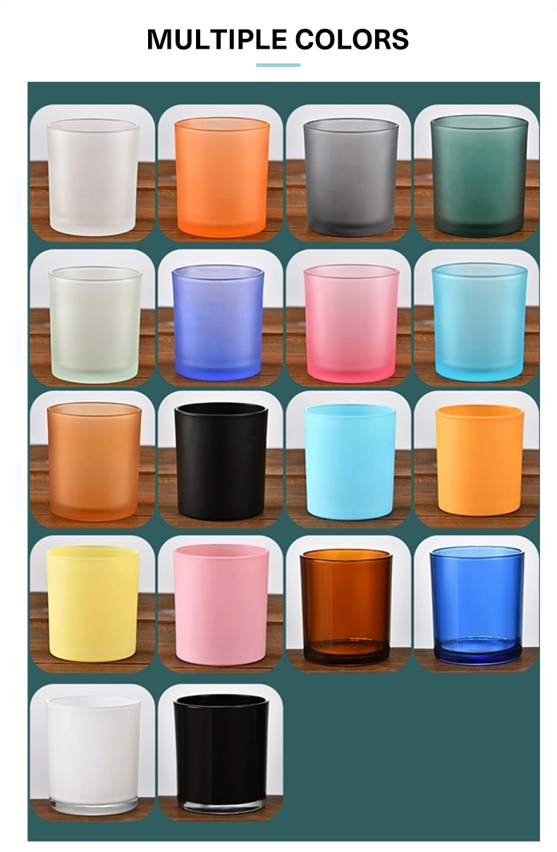 Factory Manufactured Customized Logo Empty Candle Jars