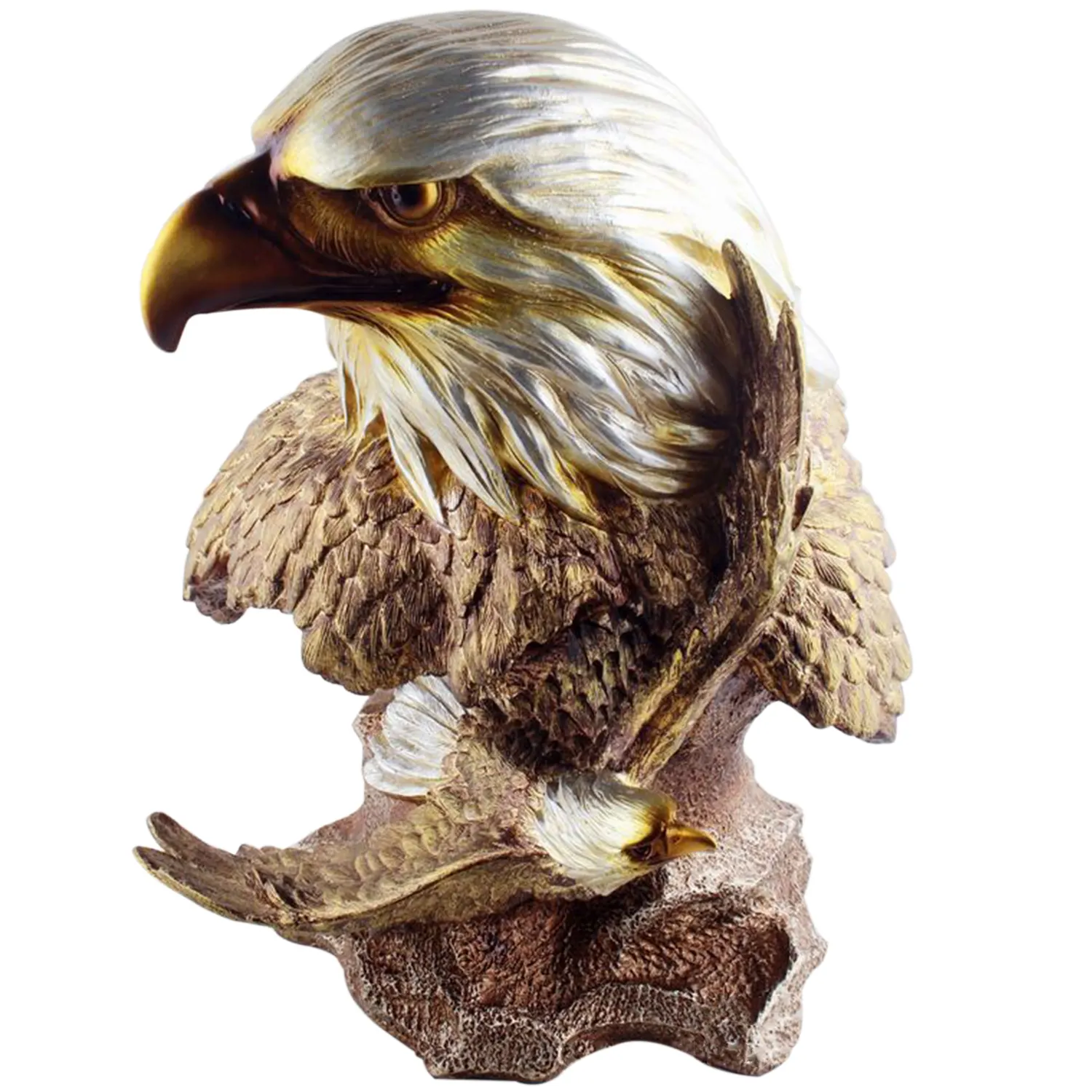 Factory wholesale creative business gifts living room home decoration resin crafts European style eagle