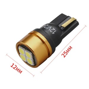 โคมไฟป้ายทะเบียนขนาดเล็ก LED 24โวลต์พร้อม T10 4SMD 3030โวลต์ถอดรหัสการอ่าน6โวลต์และ12โวลต์สภาพใหม่ที่เข้ากันได้ - Product Image 3