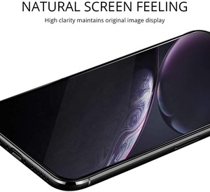 Yüksek kaliteli ipek ekran 9H 2.5D cep telefonu temperli cam Iphone X Xs XR XS Max ekran koruyucu - Product Image 2