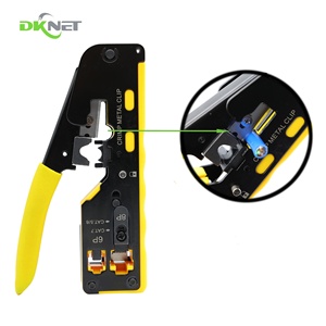 Dknet เครื่องมือจีบ Cat6 Cat5e เครือข่าย6P 8P อเนกประสงค์ Rj45ผ่าน Cat7 - Product Image 5