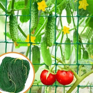 Pergolato a traliccio vegetale, poliestere resistente coltiva rete, reticolato da giardino con maglia quadrata per piante rampicanti, ortaggi, - Product Image 1
