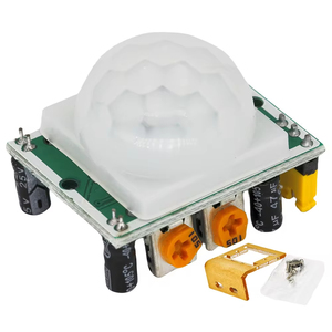 Módulo Detector de Sensor de movimiento infrarrojo humano PIR infrarrojo piroeléctrico IR de ajuste de para Raspberry Pi + funda