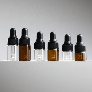 易于携带的小尺寸1毫升2毫升3毫升4毫升5毫升琥珀色滴管瓶用于化妆品 - Product Image 3