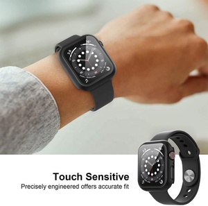 เคสกันกระแทกสำหรับ IWatch 7,สำหรับ Apple Watch Series 8 7 6 5ฟิล์มกระจกนิรภัย41มม. 45มม. 360 - Product Image 6
