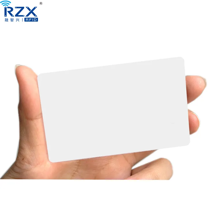Tamamen düz plastik yakınlık RFID 125khz TK4100/ EM4200/ T5577 boş kart tam yan baskı