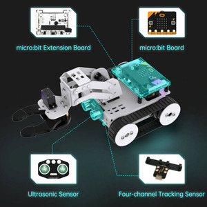 Программируемый Обучающий робот Qtruck: Hiwonder micro:bit Series Robot с различными формами