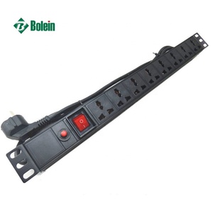 Güç anahtarı Network dolabı güç dağıtım ünitesi ile Bolein 6 yollu PDU 1.5U endüstriyel evrensel tip - Product Image 3