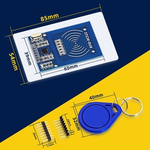 RC522 RFID modulo RF IC modulo sensore scheda con S50 scheda bianca e portachiavi RFID sensore compatibile per Arduino - Product Image 3
