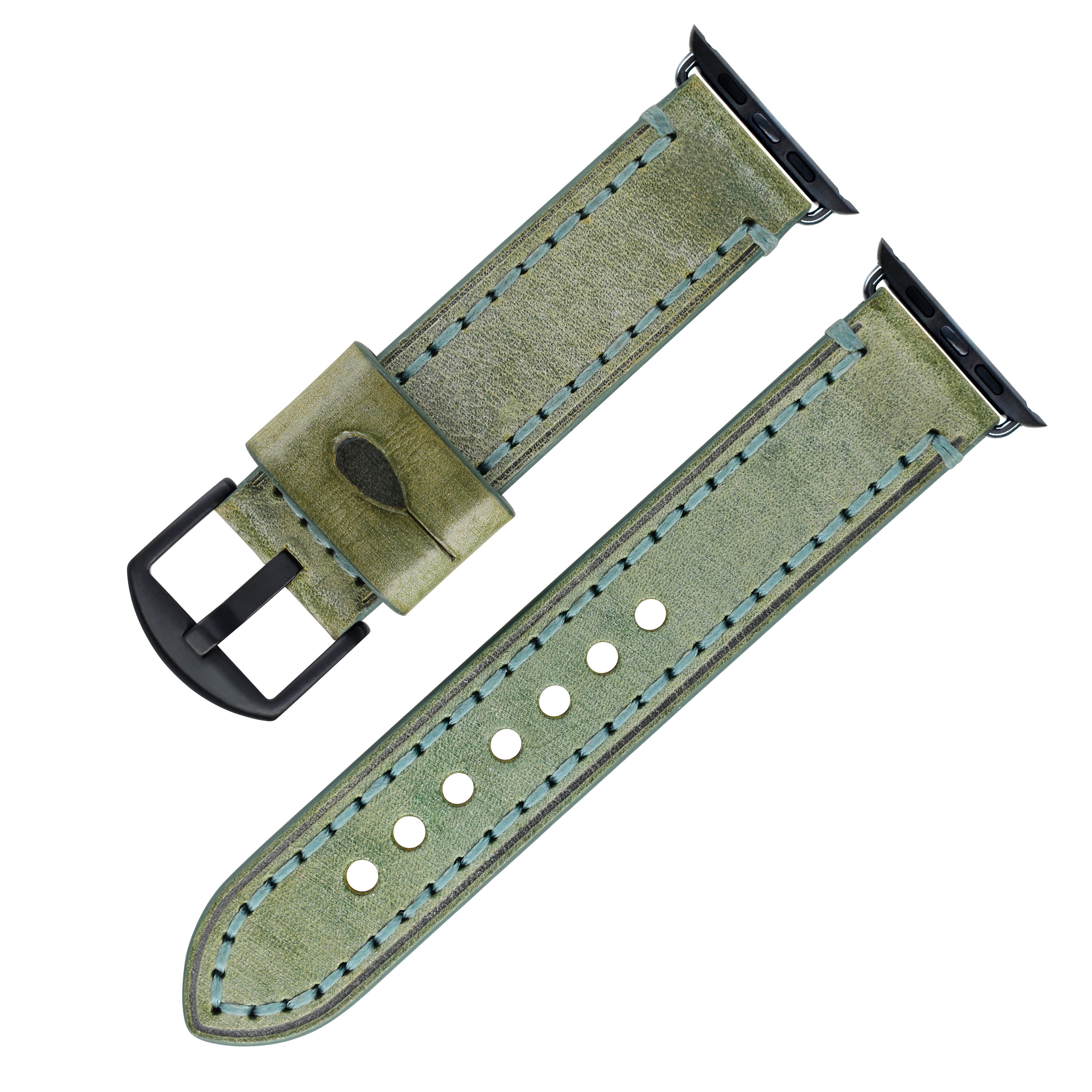 Boucle vert-noir K009S