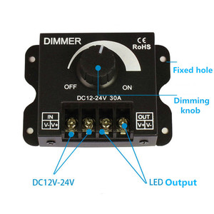 Regolatore di Striscia del LED Singolo Colore Dimmer 6A 8A 30A Manopola di Controllo Touch Senza Fili HA CONDOTTO Il Regolatore 12V 24V Regolare interruttore di luminosità - Product Image 5