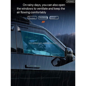 レインシールド特殊車ヒョウ8窓雨量計用,<span class=keywords><strong>Byd</strong></span> Leopard 8 <span class=keywords><strong>2025</strong></span>レインギア改造アクセサリー