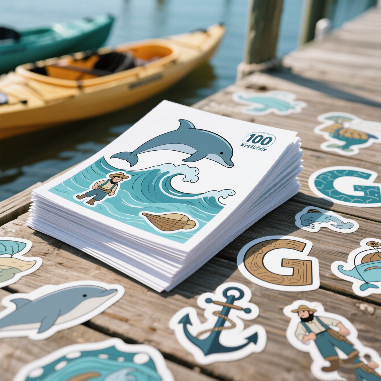 Stickers Baiser découpé