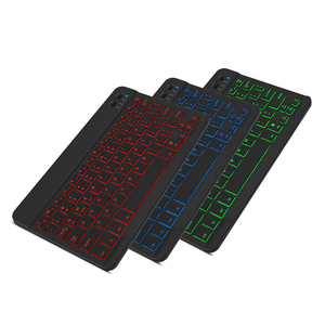 Mini BT 3.0 bluetooth tastiera retroilluminata senza fili per universale 7 8 9 10 pollici tablet pc Samsung Galaxy schede e ipad telefono cellulare - Product Image 3
