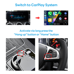 Kotak pintar antarmuka Video otomatis <span class=keywords><strong>Android</strong></span> dan CarPlay nirkabel khusus untuk Mercedes Benz NTG5.5 2016 2022 dengan layar 10.25 inci - Product Image 5