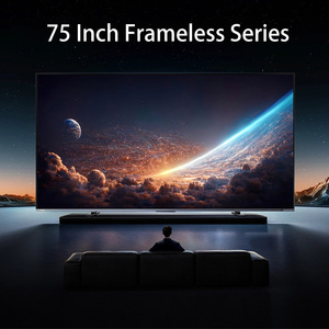 制造商电视智能75英寸4K UHD大屏幕无框发光二极管和液晶电视安卓系统，适用于浴室或酒店 - Product Image 3