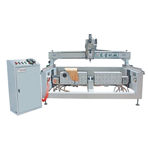 Gantry CNC Machining <strong>Center</strong> <strong>4</strong> Axis with 180 Degree a Axis Rotation for Wooden Veneer Chair Back Production Milling Machine - Product Image 1