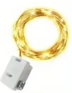 Fata a batteria LED luci colore colore filo filo di rame luci con telecomando per la festa albero di natale decorazione camera da letto - Product Image 4