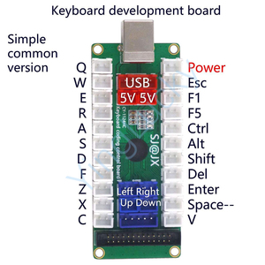 Arcade Zero Delay USB контроллер с кабелем, кнопки джойстика, плата расширения, ПК с нулевой задержкой, аркадные игры, доска для ПК - Product Image 6