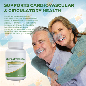 Suplemen Label pribadi kapsul enzim Serrapeptase 120000 Spu Serrapeptase 250000 bubuk Serrapeptase - Product Image 3