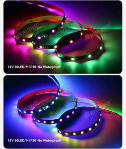 RGB WS2811 WS2812 5050 SMD Светодиодная лента с индивидуальным адресацией Dream Color Smart LED Strip Light - Product Image 5